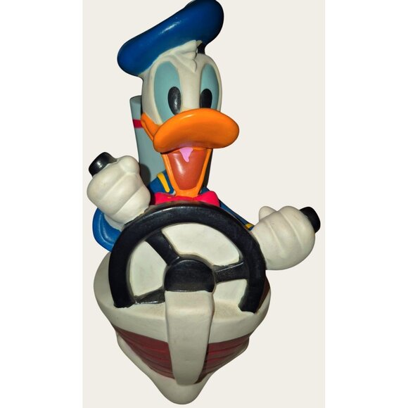 Donald Duck Rubber Coin Bank 7 x5.5" Tall - Picture 2 of 9